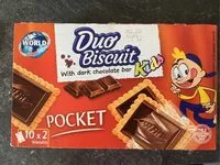 Mängden socker i Biscuits Tablettes Pocket