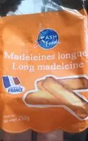 Mängden socker i Madeleines longues