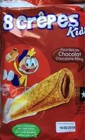 Mängden socker i 8 crepes au chocolat kids