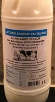 Mängden socker i Lait demi-écrémé pasteurisé