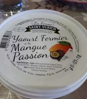 Mängden socker i Yaourt fermier à la mangue-passion