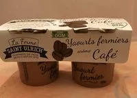 Mängden socker i Yaourt fermier arôme café