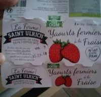 Mängden socker i Yaourts fermiers à la fraise