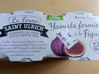 Mängden socker i Yaourts Fermiers à la Figue