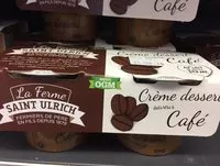 Mängden socker i Crème dessert café