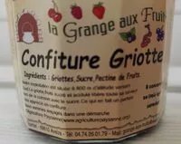 Mängden socker i Confiture de Griotte