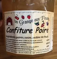 Mängden socker i Confiture Poire