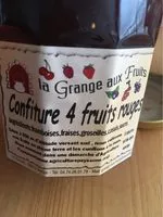 Mängden socker i Confiture 4 fruits rouges