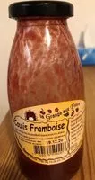 Mängden socker i Coulis framboise