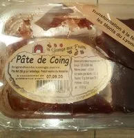 Mängden socker i Pâte de coing