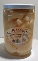 Mängden socker i Poire au sirop