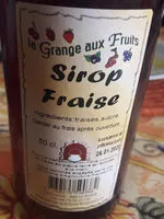 Mängden socker i Sirop fraise