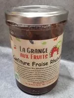 Mängden socker i Confiture fraise rhubarbe