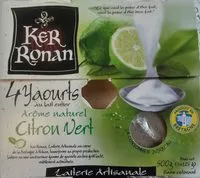 Mängden socker i Yaourt au lait entier, Arôme naturel Citron vert
