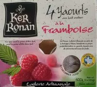 Mängden socker i Yaourts framboise