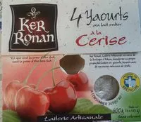 Mängden socker i Yaourt au lait entier à la cerise