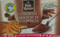 Mängden socker i Crème dessert chocolat de St Domingue et sa galette bretonne