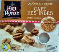 Mängden socker i Crème Dessert au Lait Entier Café des Indes