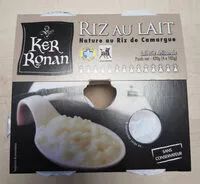 Mängden socker i Riz au lait nature