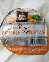 Mängden socker i Yaourt orange-ananas