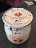 Mängden socker i Yaourt aux pêches du Roussillon