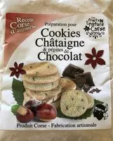Mängden socker i Cookies chataigne et pepites de chocolat