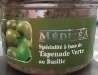 Mängden socker i Tapenade verte au basilic
