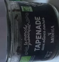Mängden socker i Méditéa - Tapenade aux olives noires