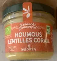 Mängden socker i Houmous lentilles corail