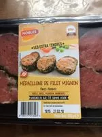Mängden socker i Medaillon de filet mignon
