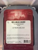 Mängden socker i Sorbet citron délice