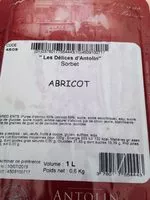 Mängden socker i Sorbet abricot