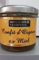 Mängden socker i Confit d'oignon au miel