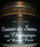 Mängden socker i Mousse de saumon au champagne
