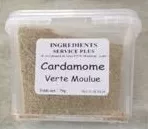 Mängden socker i Cardamome Verte Moulue