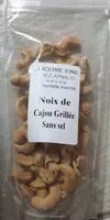 Mängden socker i Noix de cajou grillée