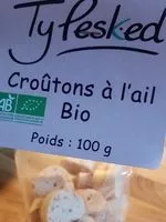Mängden socker i Croûtons à l'ail Bio