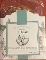 Mängden socker i Croquants aux amandes