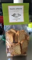 Mängden socker i Toasts Aperitif au sesame
