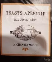 Mängden socker i Toasts apéritif aux olives noires