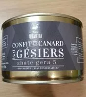 Mängden socker i Confit de canard 5 gesiers