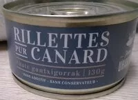 Mängden socker i Rillettes pur canard