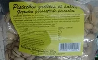 Mängden socker i Pistaches grillées et salées