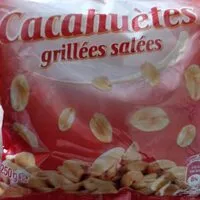 Mängden socker i Cacahuètes grillées salées