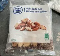 Mängden socker i Noix du Brésil grillées non salées