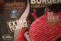 Mängden socker i Burger Bœuf