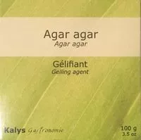 Mängden socker i Agar agar gélifiant