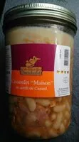 Mängden socker i Cassoulet maison au confit de canard