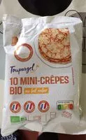 Mängden socker i 10 Mini-crêpes bio au lait entier