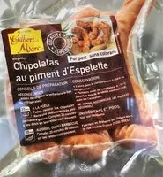 Mängden socker i Chipolatas au piment d'Espelette